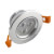 Foco LED circular direccionable 3W plata
