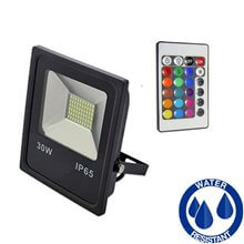 Proyector LED cuadrado 30W PLANO RGB