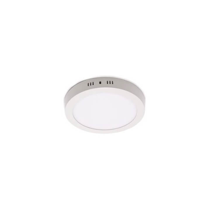 Plafón LED redondo Ø12x4cm 6W blanco