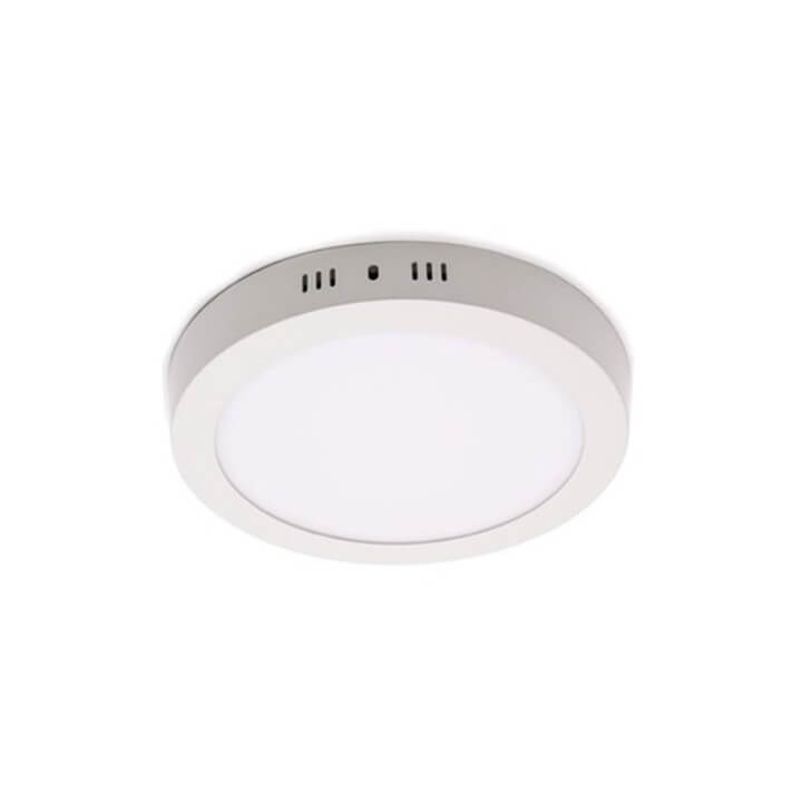 Plaf&oacute;n LED redondo &Oslash;17x4cm 12W blanco