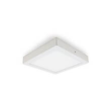 Plafón LED cuadrado 17x17x4cm 12W blanco
