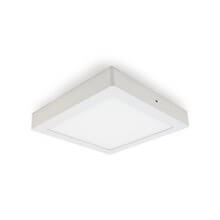 Plafón LED cuadrado 23x23x4cm 18W blanco