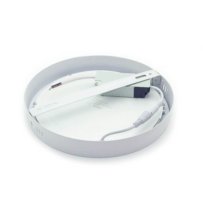 Plafón LED redondo Ø30x4cm 24W blanco