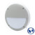 Plafón LED media luna IP65 gris