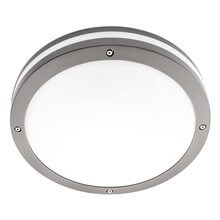 Plafón LED redondo IP65 gris