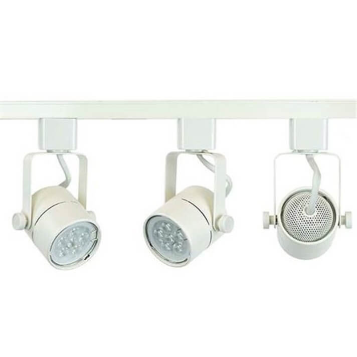 Foco carril compacto GU10 blanco