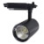 Foco LED carril orientable 30W negro