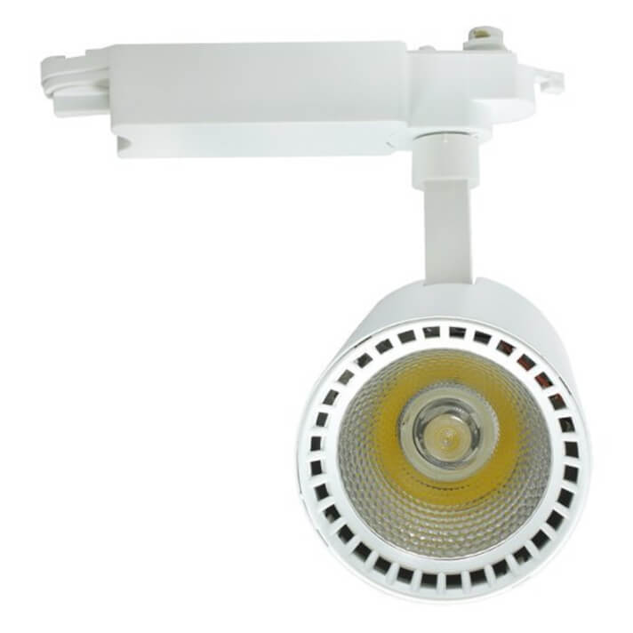 Foco LED carril orientable 30W blanco
