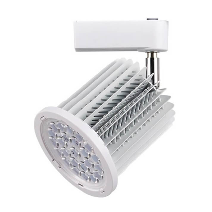 Foco LED carril orientable 24W blanco