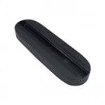 Base carril superficie grande negra