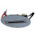 Base carril empotrable negra