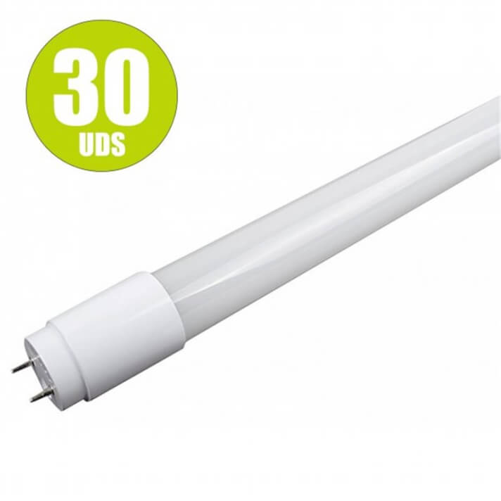 Tubo LED T8 de 18W cristal 30 uds