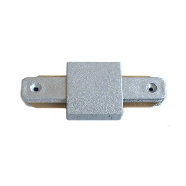 Uni&oacute;n recta carril ensamblable plata 