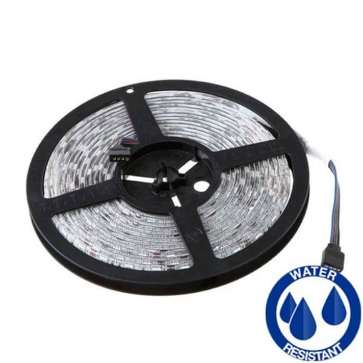 Tira LED RGB de 14,4W/m 5 metros 24V exterior