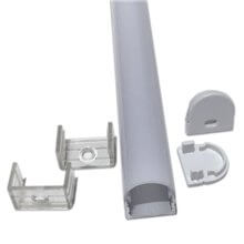 Perfil Tira LED rectangular aluminio 2 cm x2 metros