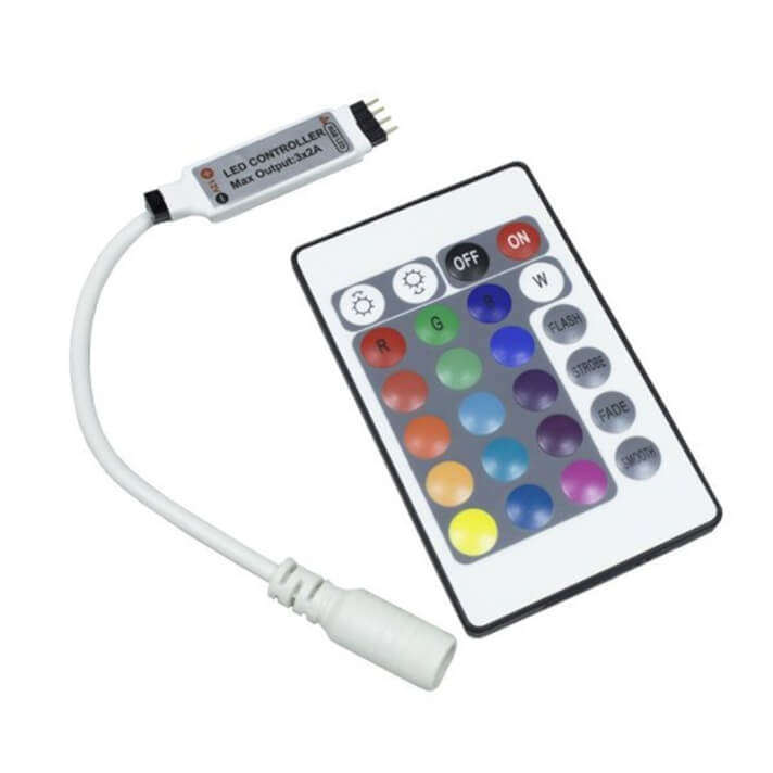 Controlador tiras LED 12V RGB