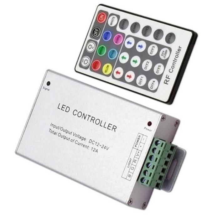 Controlador tiras LED 12V/24V RGB