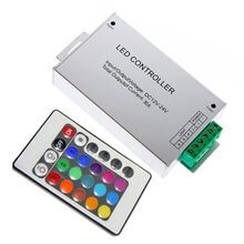 Controlador tiras LED 12V/24V RGB infrarrojos