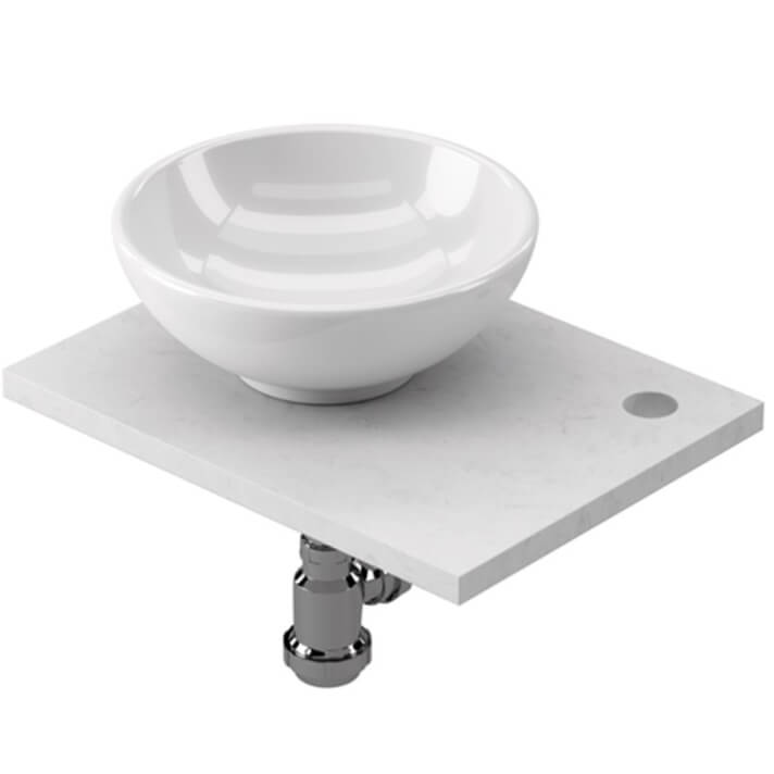 Lavabo redondo KIT MINI 3 PIEZAS Tegler 