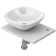 Lavabo ovalado KIT MINI 3 PIEZAS Tegler 