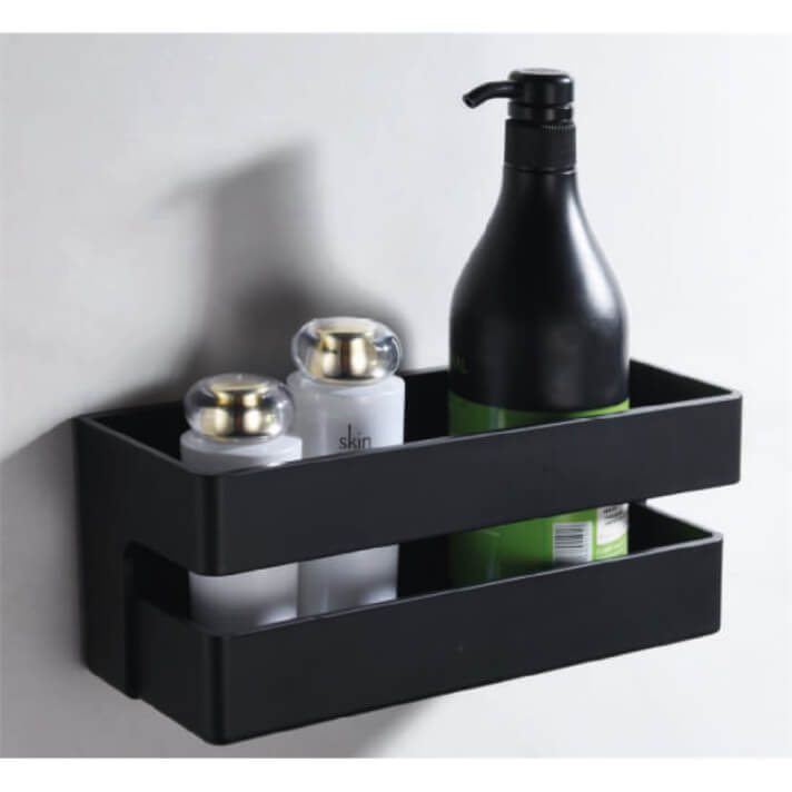 Estante de PVC negro rectangular Imex