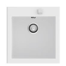 Fregadero de 1 cuba Blanco 46,8 x 52cm Shira Poalgi 