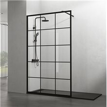 Mampara frontal panel fijo SCREEN BLACK CHESS GME