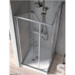Mampara angular 2 puertas 1 plegable y 1 corredera TR705+ TR707 Kassandra