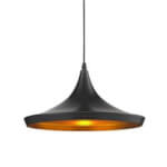 Lámpara colgante OSLO negra E27 