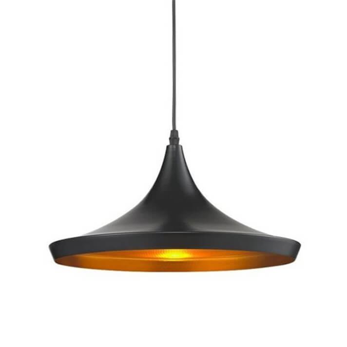 Lámpara colgante OSLO negra E27