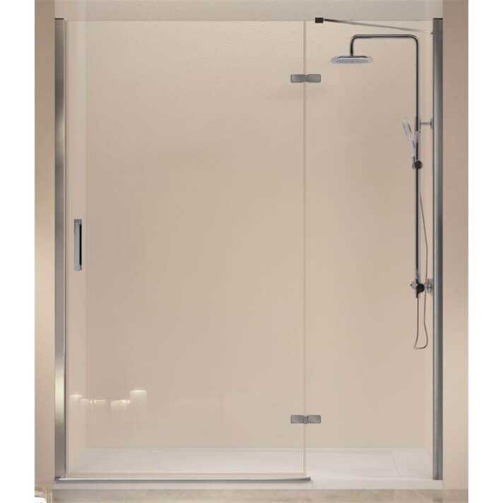 Mampara frontal puerta abatible NA403 Kassandra