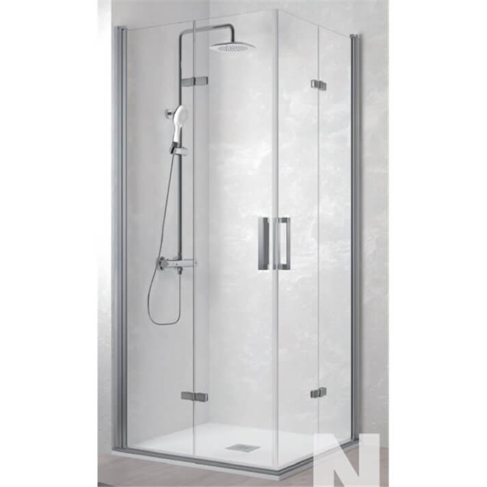 Mampara angular 2 puertas plegables NA306 Kassandra