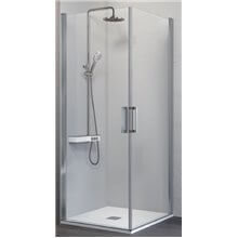 Mampara angular 2 puertas abatibles NA506 Kassandra