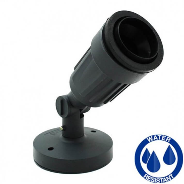 Foco articulado superficie E27 negro