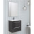 Conjunto mueble 2 cajones con lavabo y espejo Street Royo