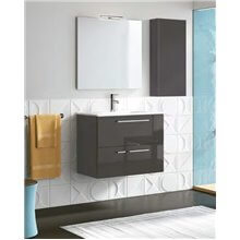 Mueble de baño con lavabo cerámico 80cm Easy Royo
