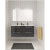 Mueble de baño con lavabo cerámico dos senos 120cm Easy Royo