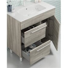 Mueble de baño con lavabo cerámico 70cm Confort Royo