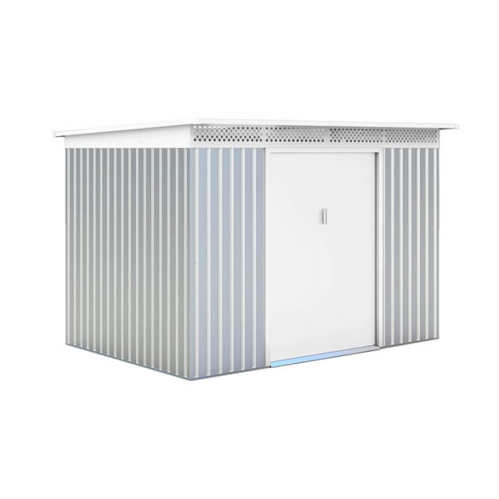 Caseta met&aacute;lica London Silver 5,71m&sup2; Gardiun