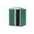 Caseta metálica Milton Verde 2m² Gardiun