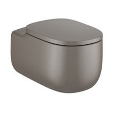 Inodoro Rimless suspendido café Beyond Roca de 58 cm
