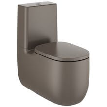 Inodoro completo Rimless café Beyond 70,5cm Roca