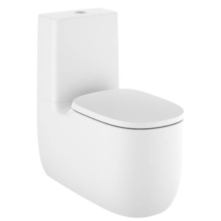 Inodoro completo Rimless blanco mate Beyond 70,5cm Roca