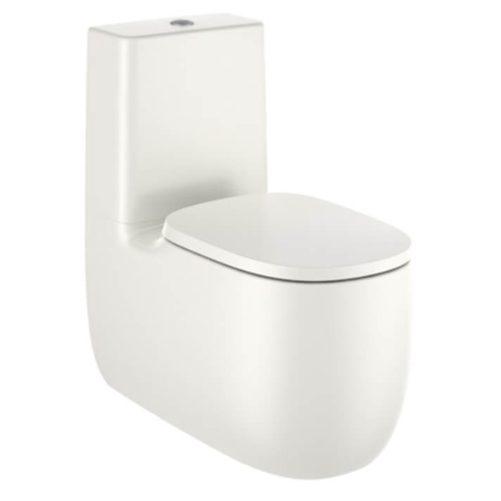 Inodoro completo Rimless beige Beyond 70,5cm Roca