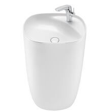 Lavabo con pedestal Beyond 50x45cm Roca