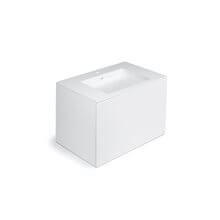 Mueble 2 cajones con lavabo 80cm acabado mate Block COSMIC