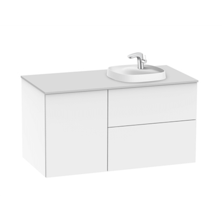 Mueble 100cm con Lavabo encastrado Fineceramic Beyond Roca