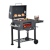 Barbacoa con ruedas y estantes - Outsunny