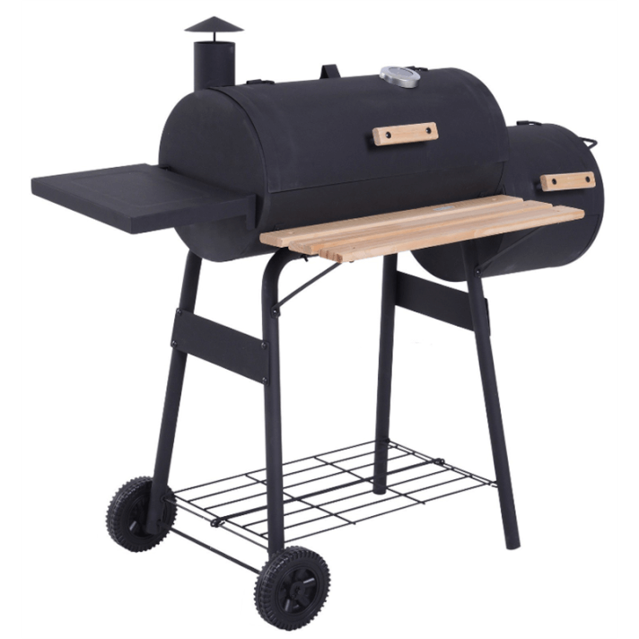 Barbacoa ahumadora con ruedas - Outsunny