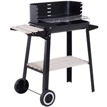 Barbacoa Grill con parrillas ajustables - Outsunny